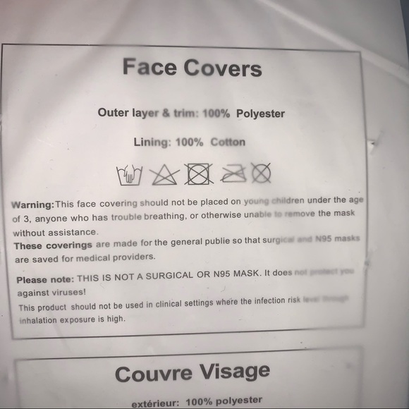 New ILYSM Kids Face Mask Set of 5 - Picture 4 of 4